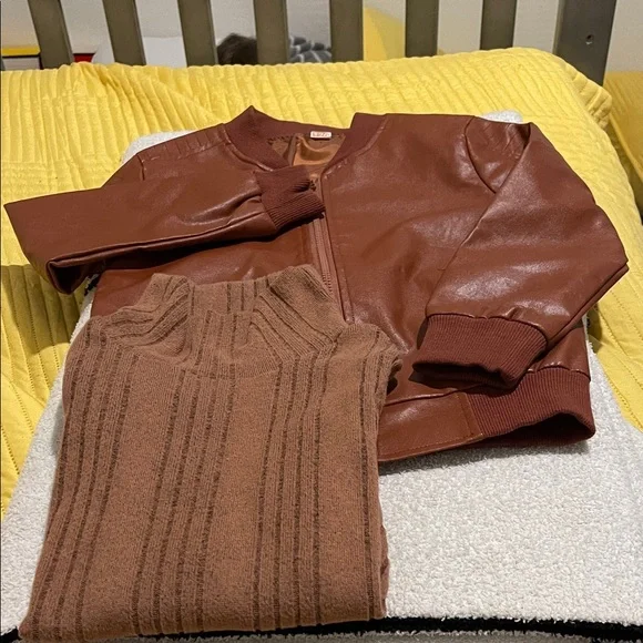 SHEIN Brown Kids Jacket - Picture 5 of 6